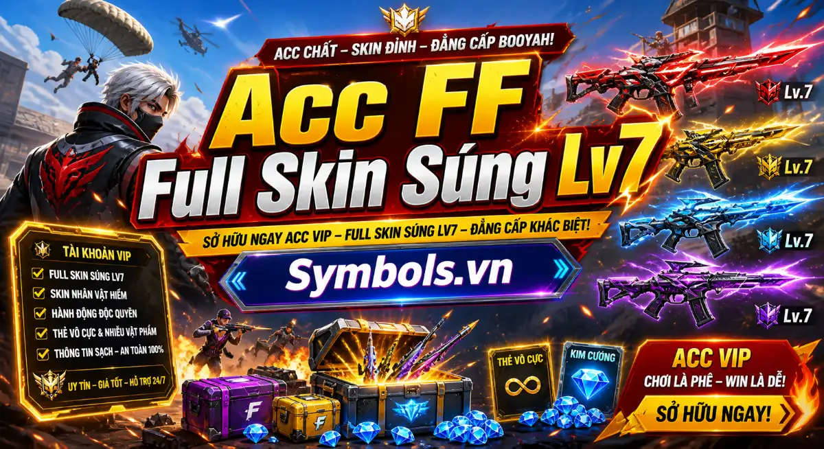 Acc FF Full Skin Súng Lv7