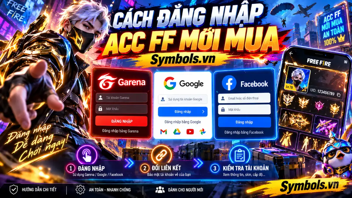 Cách Đăng Nhập Acc FF Mới Mua