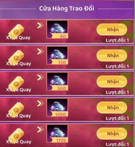 Shop Quy Đổi Free Fire