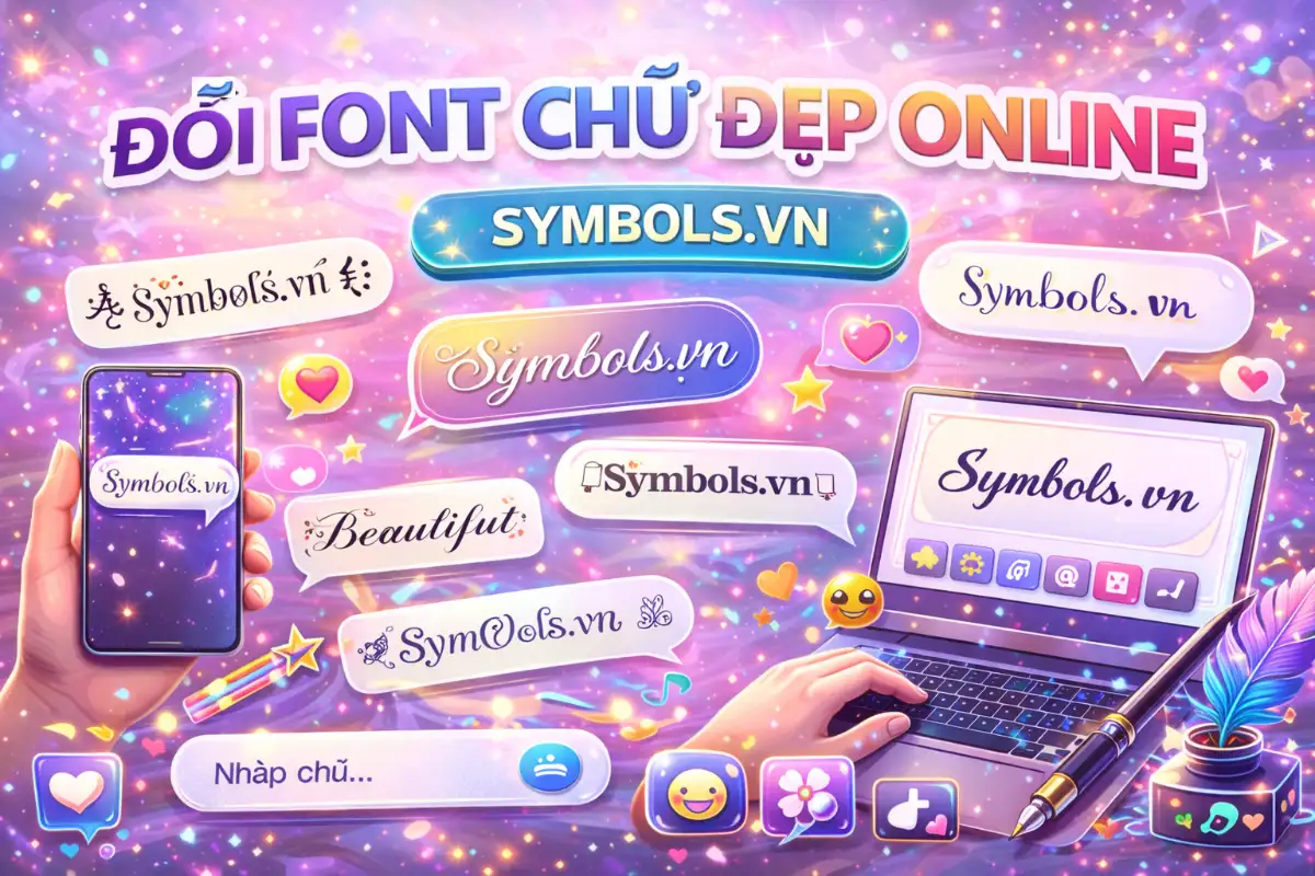 Đổi Font Chữ Đẹp Online