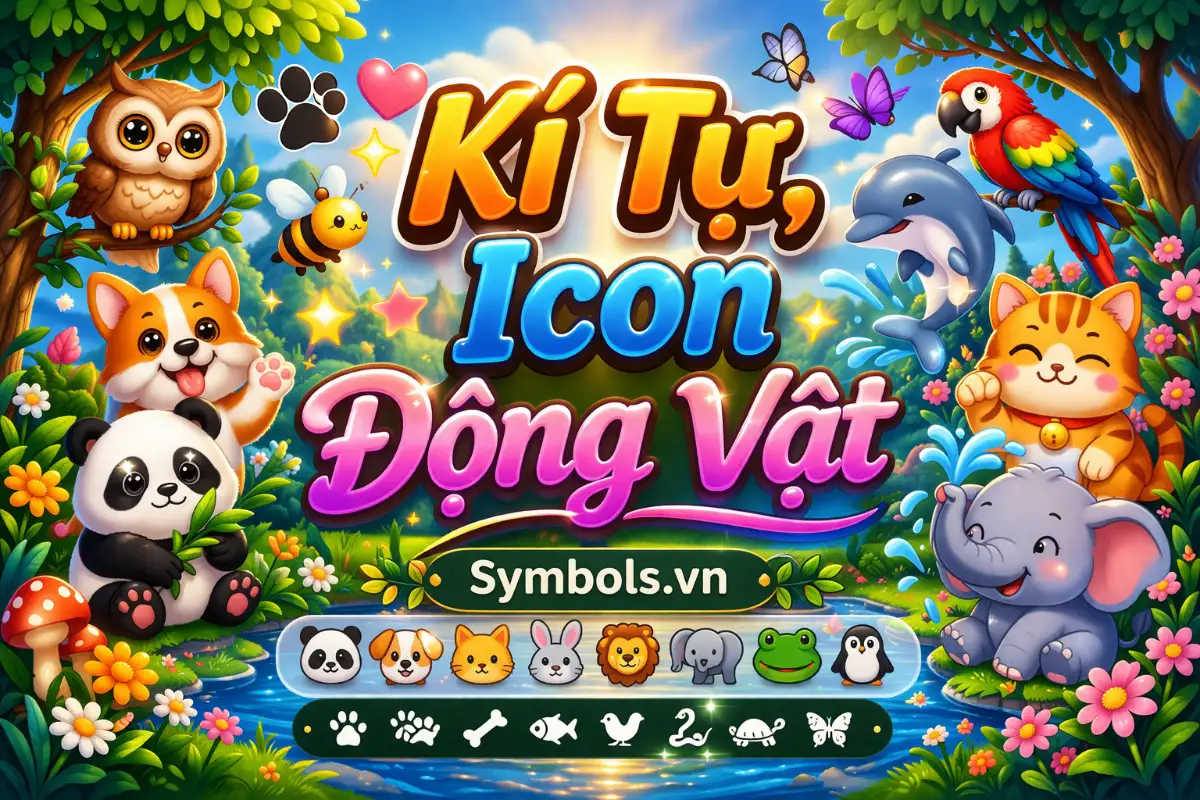 Kí Tự Con Vật