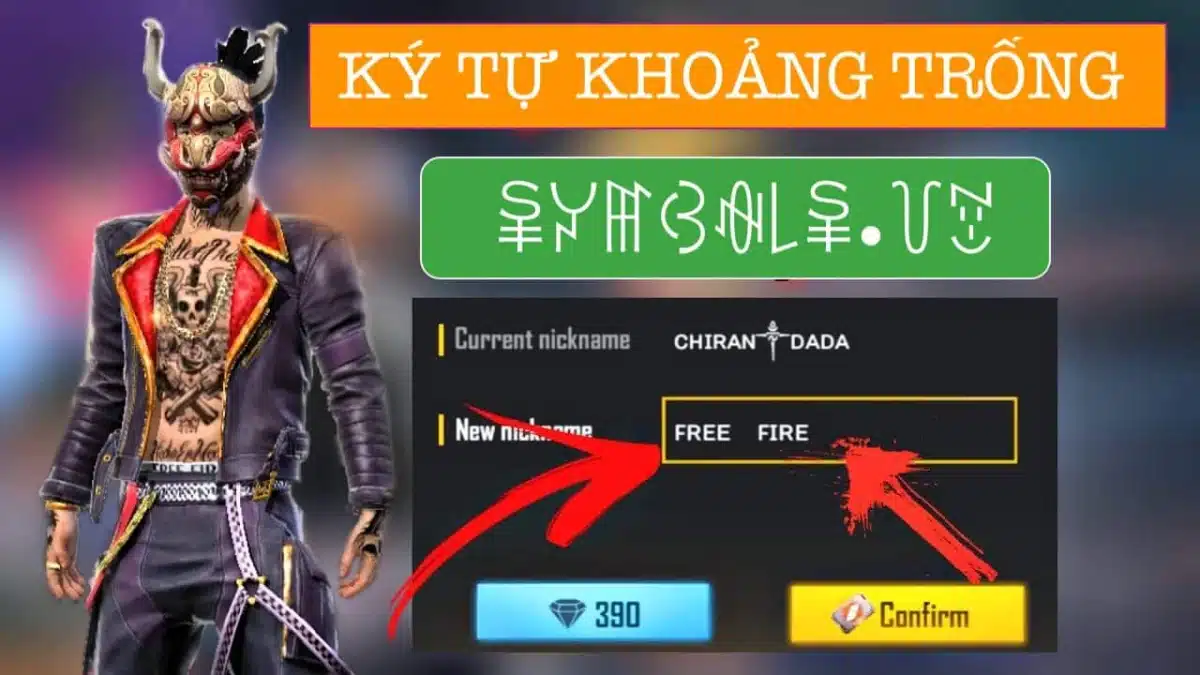 Ký Tự Khoảng Trống FF