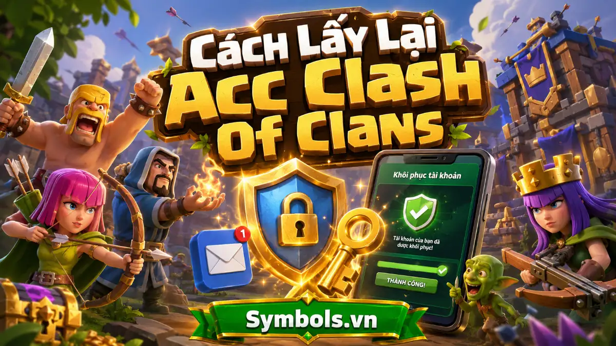 Lấy Lại Acc Clash Of Clans