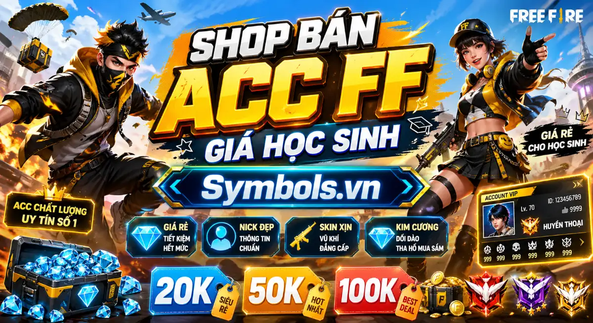 Shop Bán Acc FF Giá Học Sinh