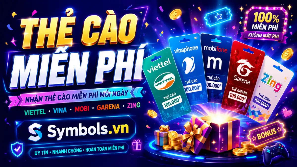 Thẻ Cào Miễn Phí