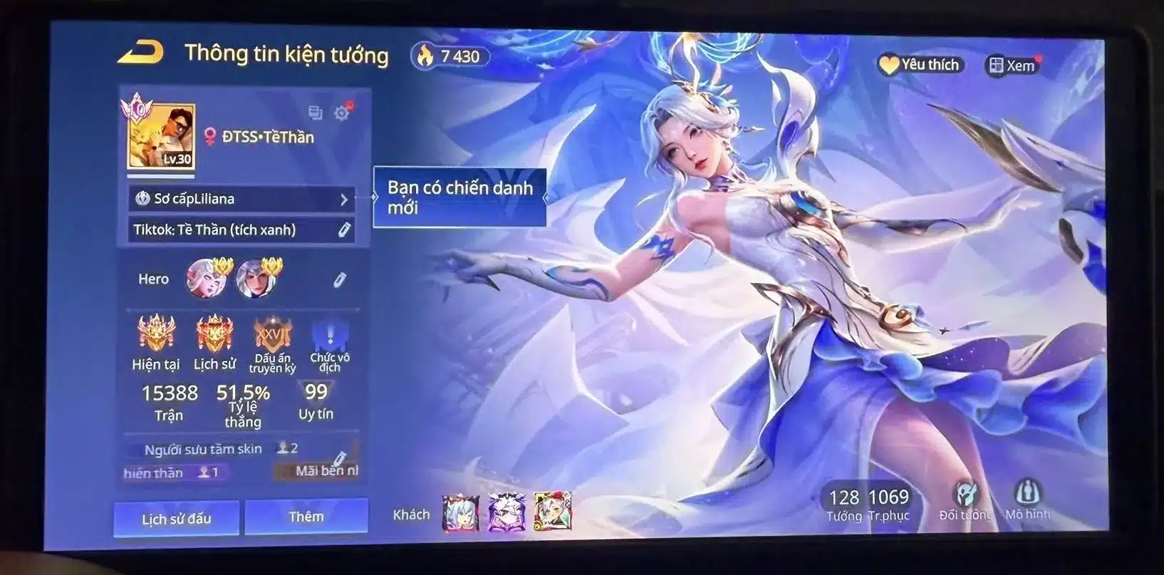 Acc Liên Quân VIP