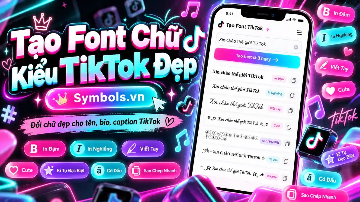 Chữ Kiểu TikTok