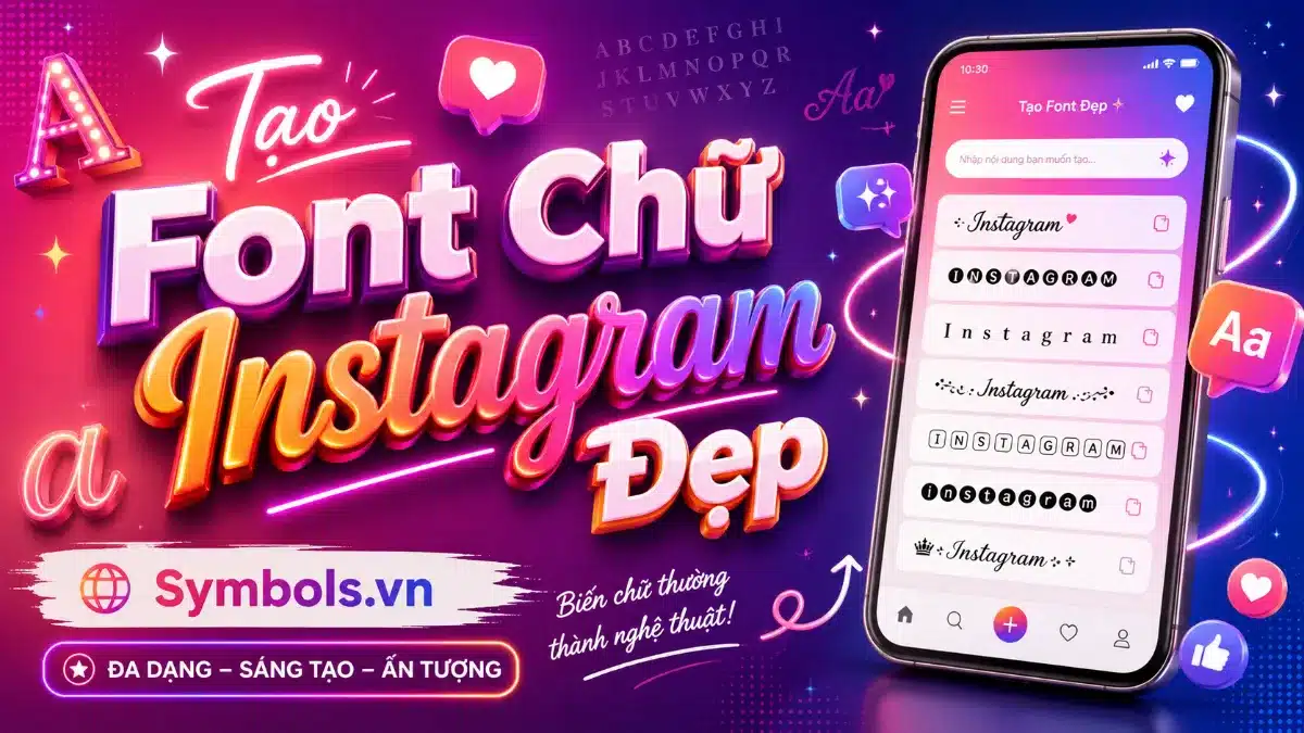 Font Chữ Instagram