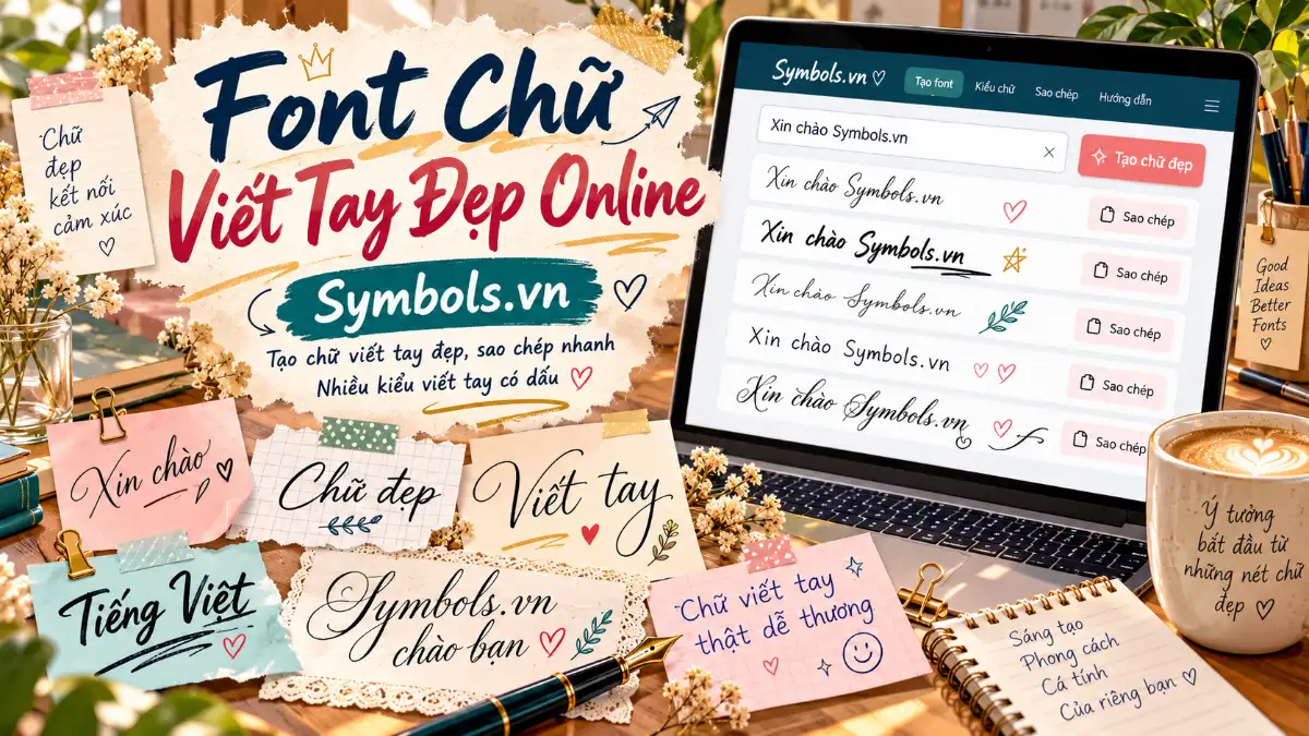 Font Chữ Viết Tay