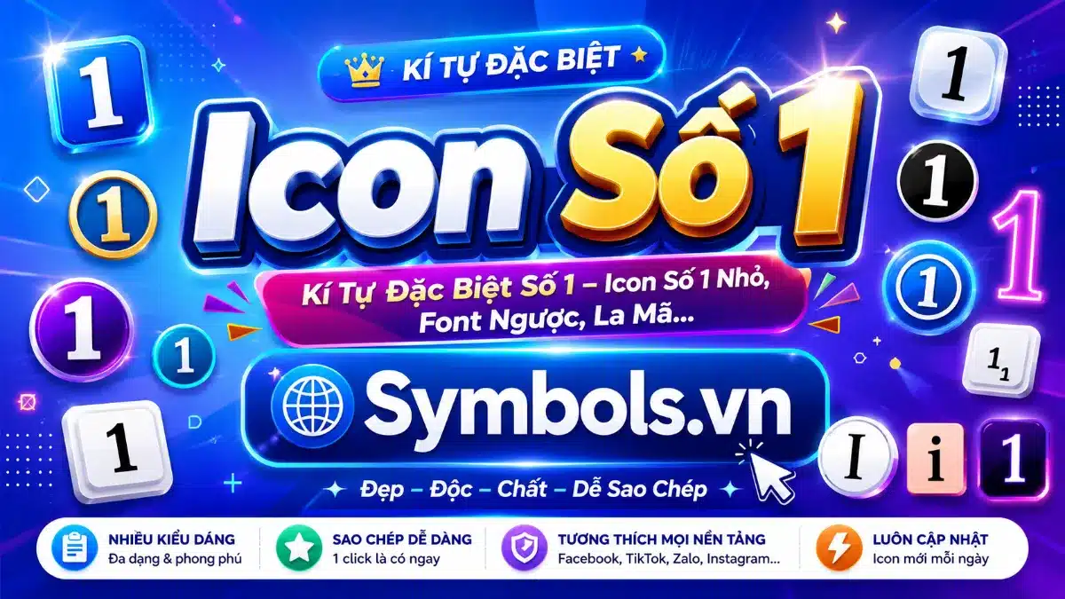 Icon Số 1