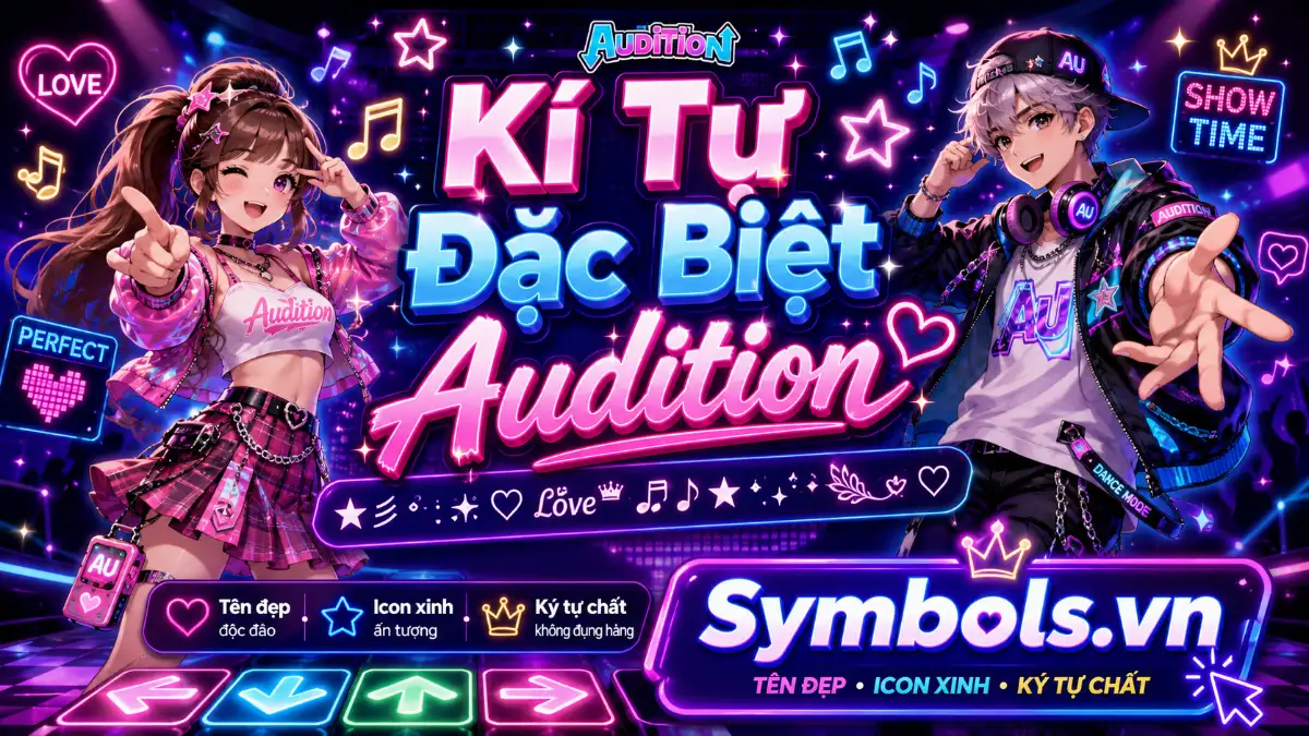 Kí Tự Đặc Biệt AU
