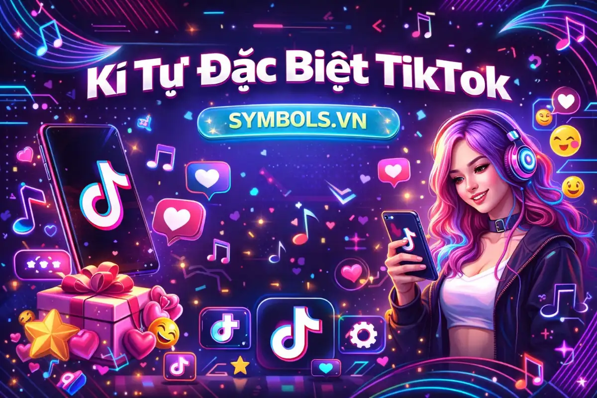 Kí Tự Đặc Biệt TikTok