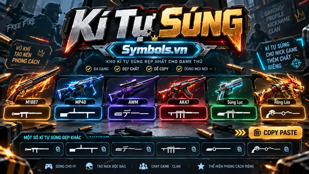 Kí Tự Súng