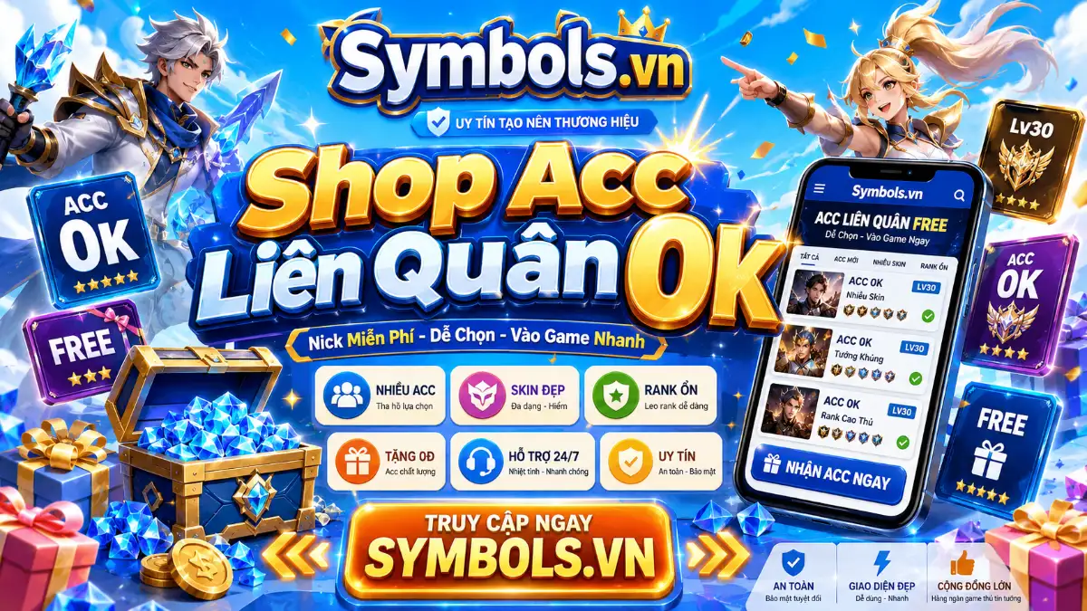 Shop Acc Liên Quân 0k