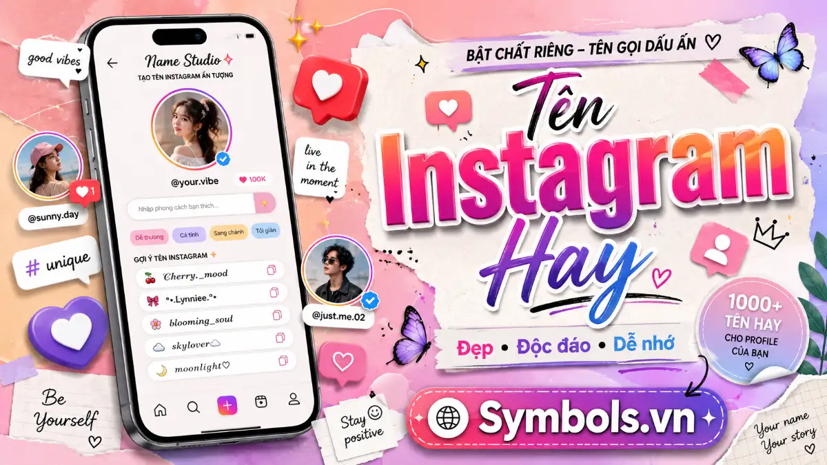Tên Instagram Hay