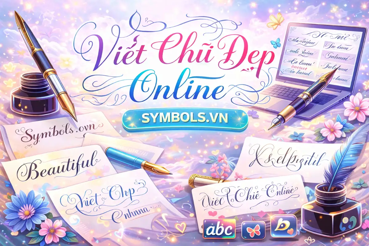 Viết Chữ Đẹp Online