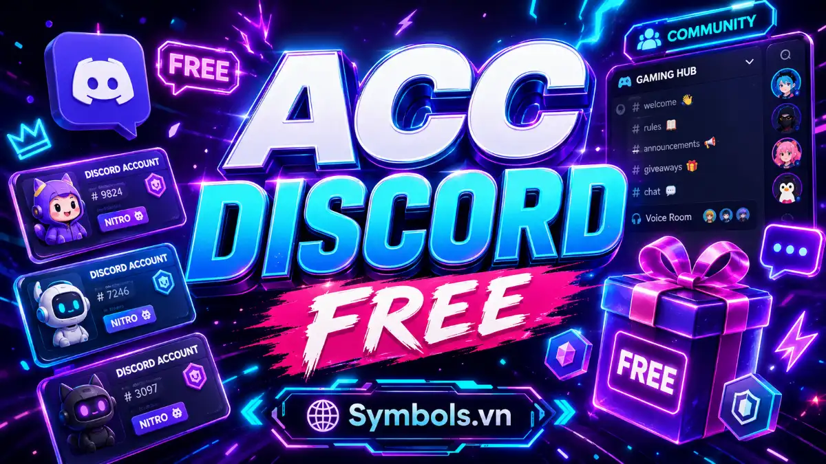 Acc Discord Free