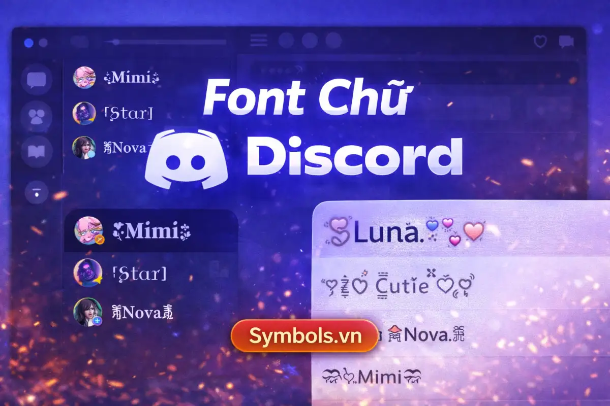 Font Chữ Discord