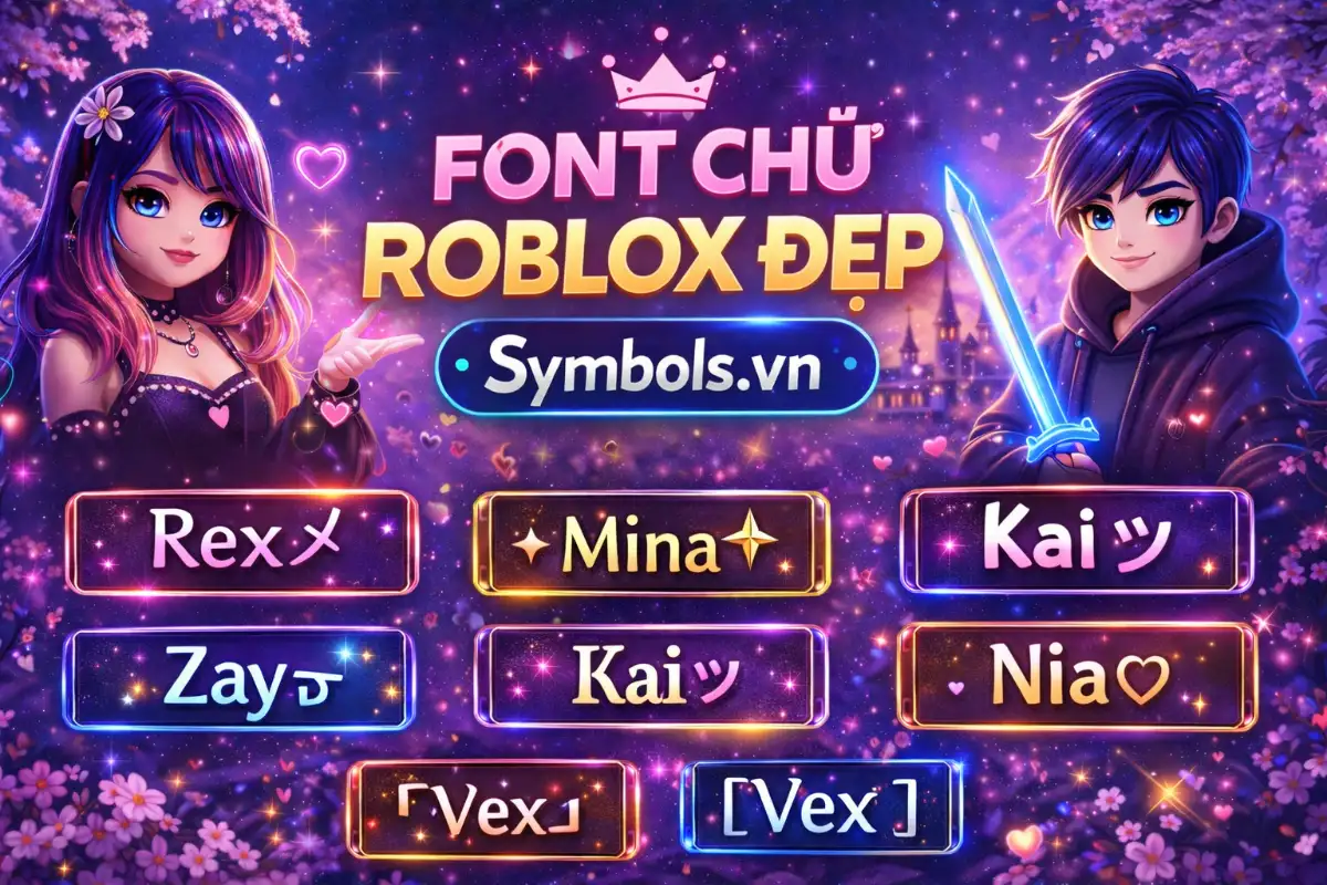 Font Chữ Roblox