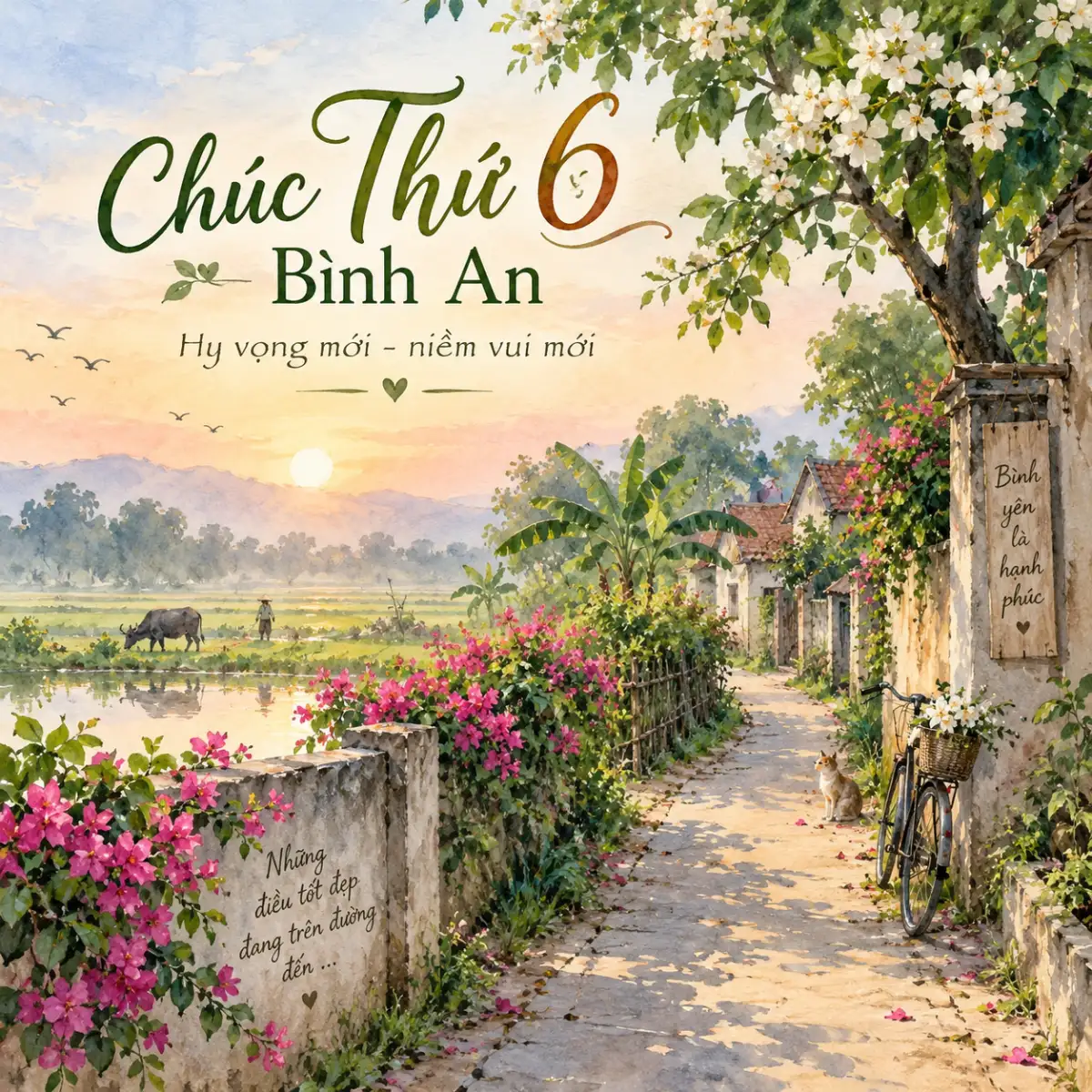 Hình ảnh chúc ngày thứ 6 bình an