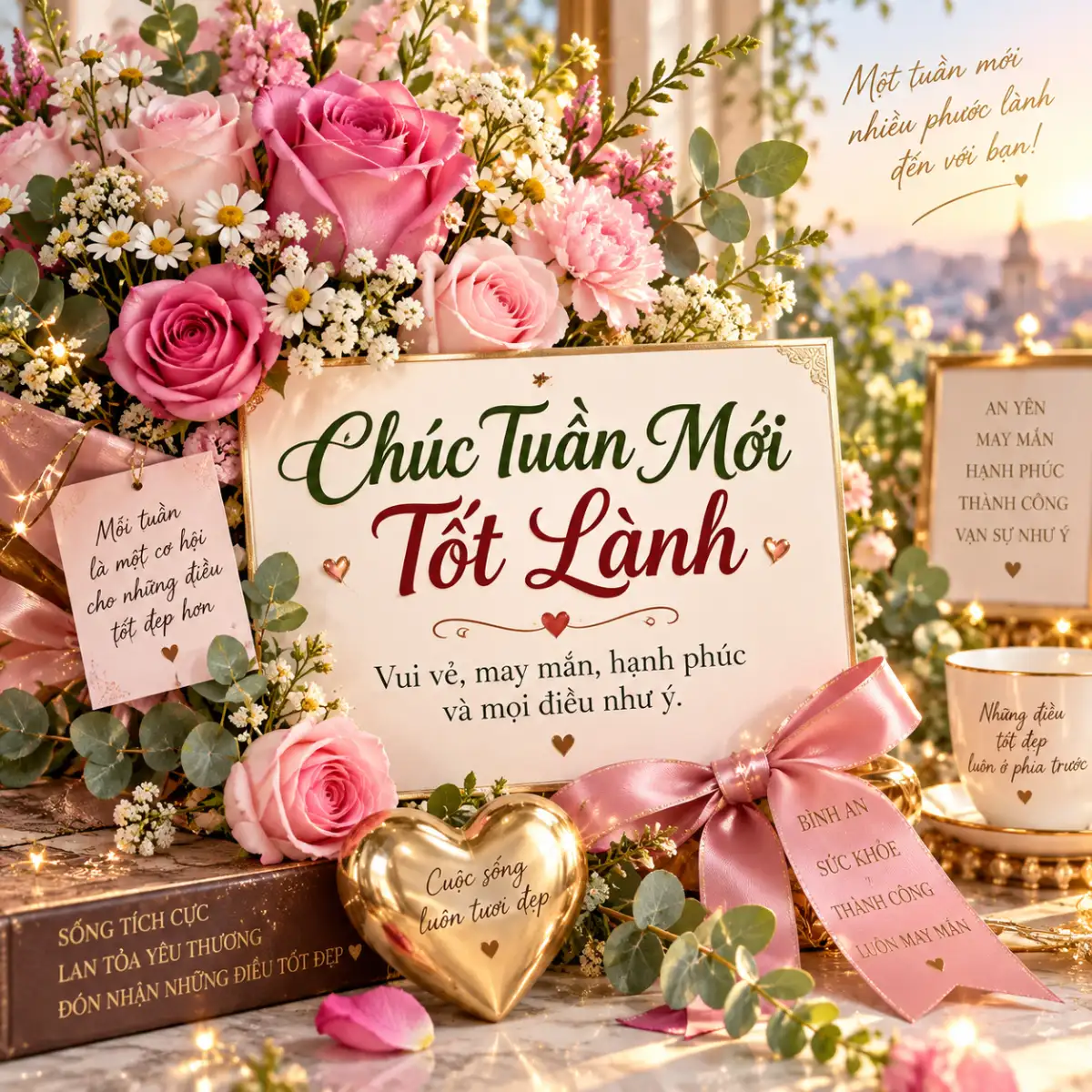 Hình ảnh chúc tuần mới tốt lành
