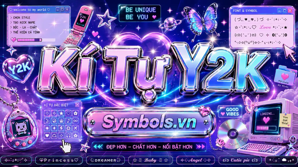 Kí Tự Y2K