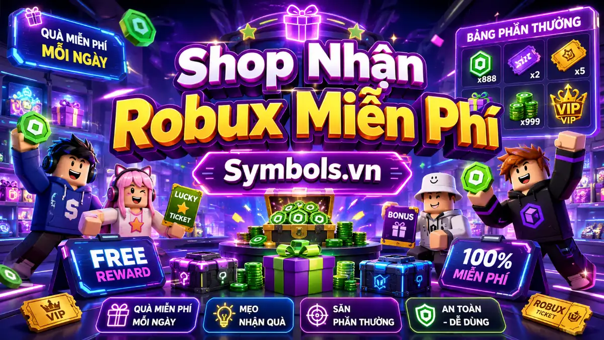 Shop Nhận Robux Miễn Phí