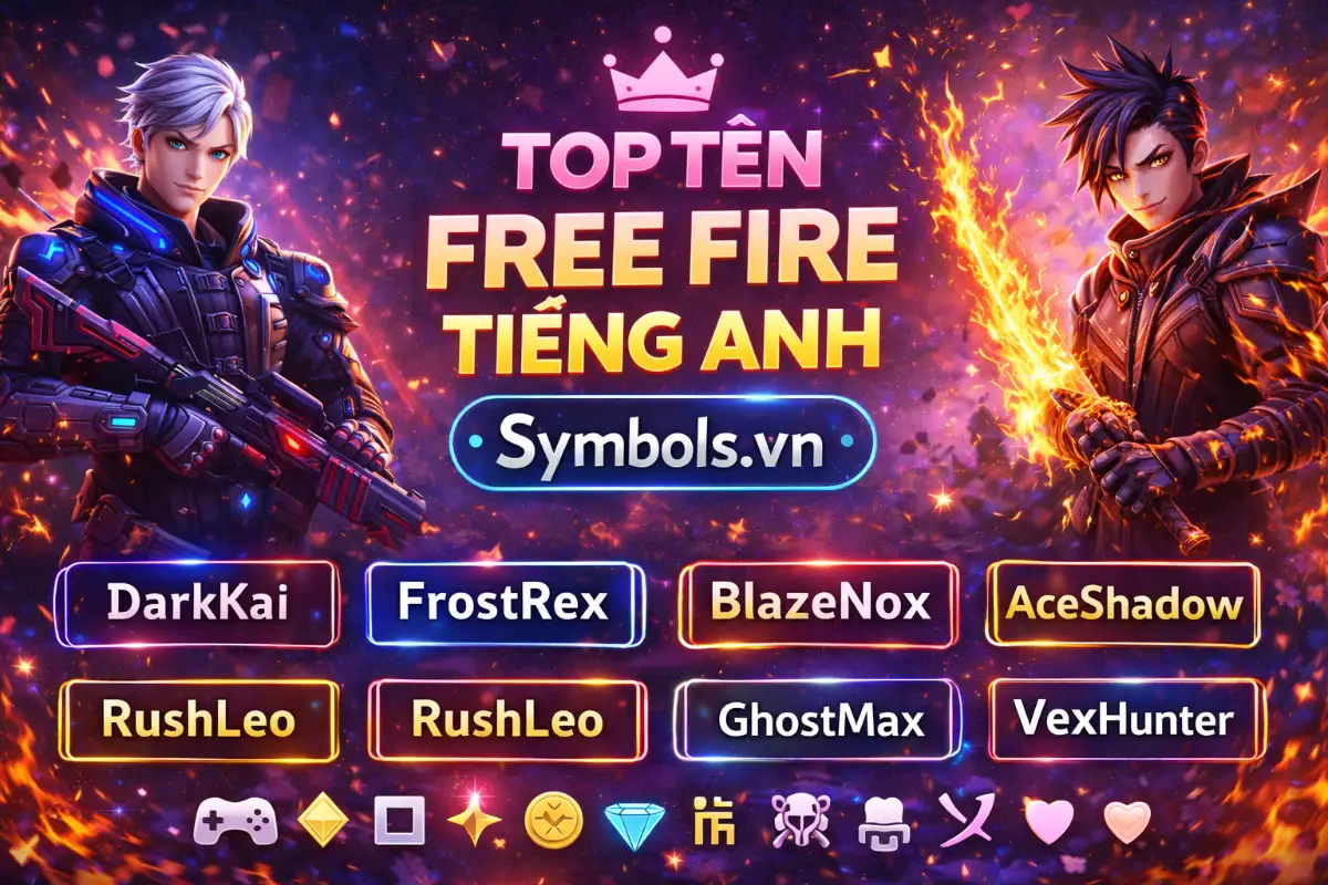 Tên FF Bằng Tiếng Anh
