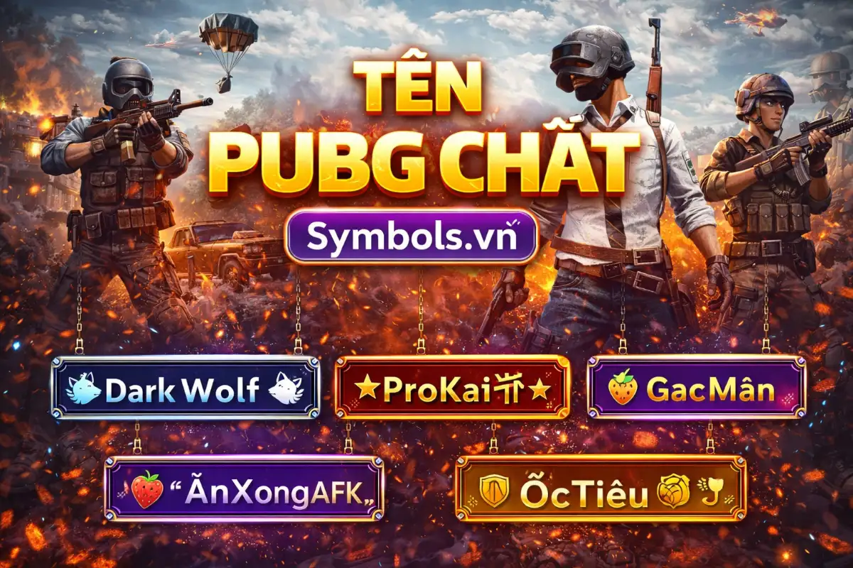 Tên PUBG Chất