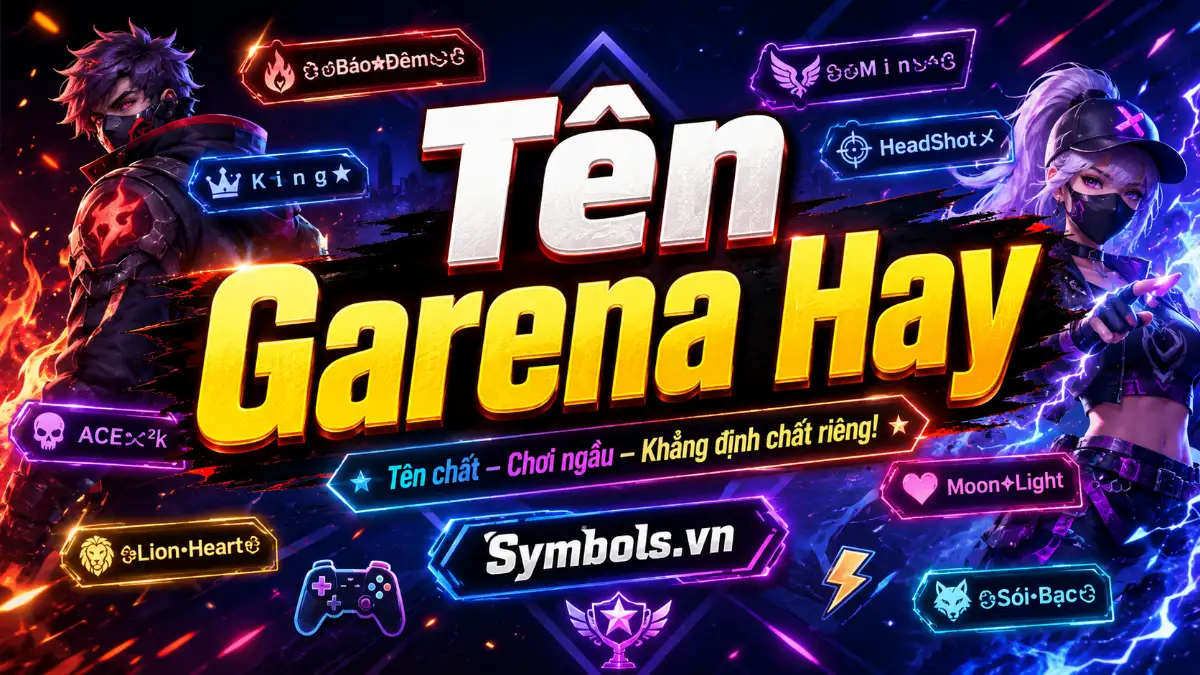 Tên Tài Khoản Garena
