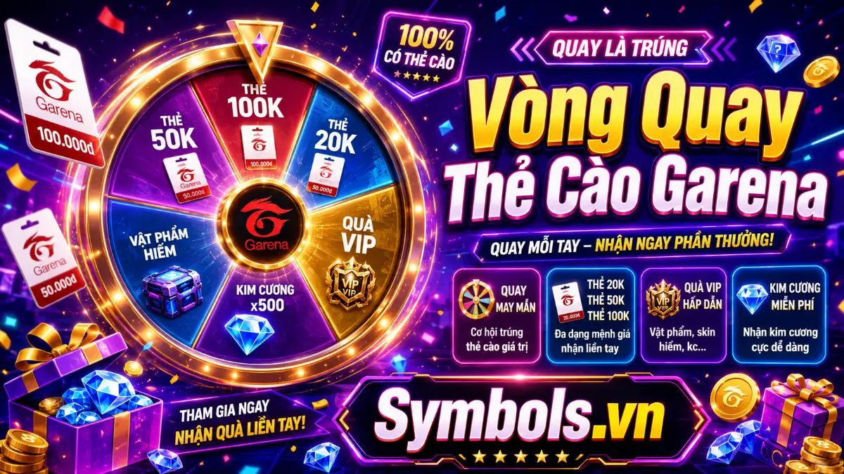 Vòng Quay Thẻ Cào Garena
