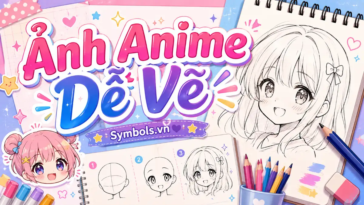 Ảnh Anime Dễ Vẽ
