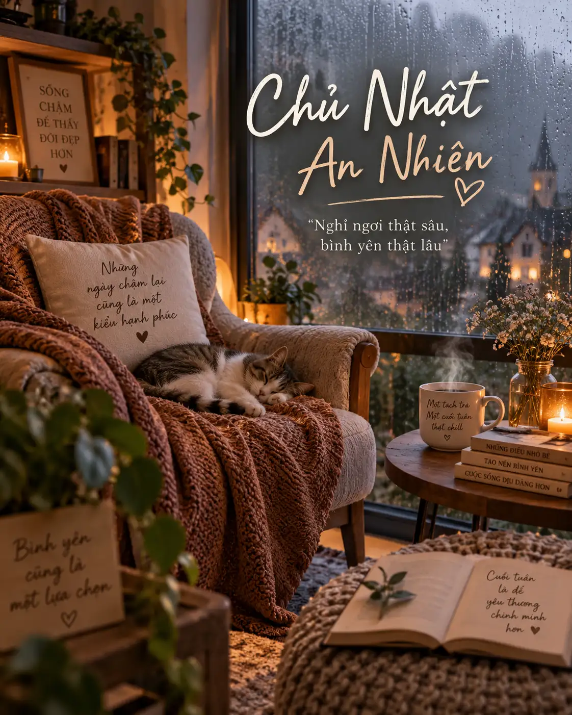 Ảnh ngày chủ nhật bình yên