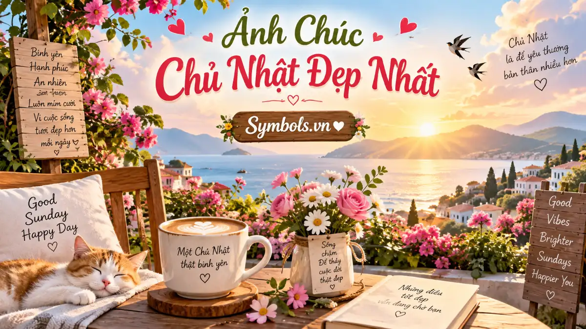 Hình Ảnh Chúc Chủ Nhật Đẹp Nhất