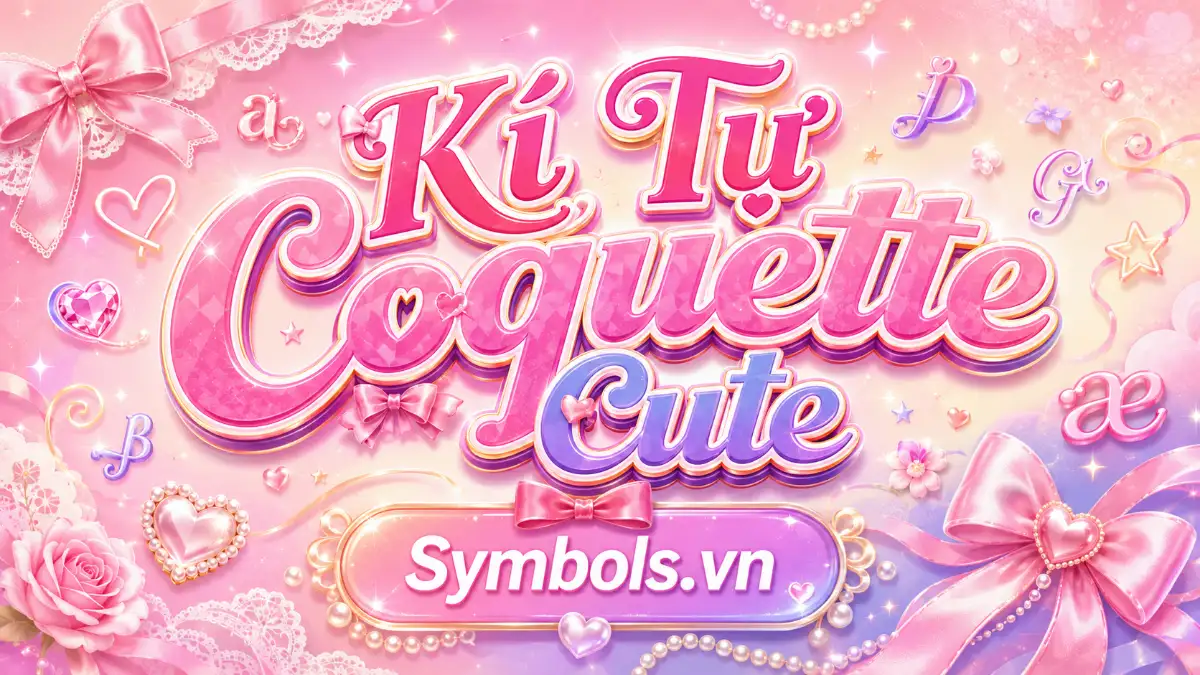 Kí Tự Coquette