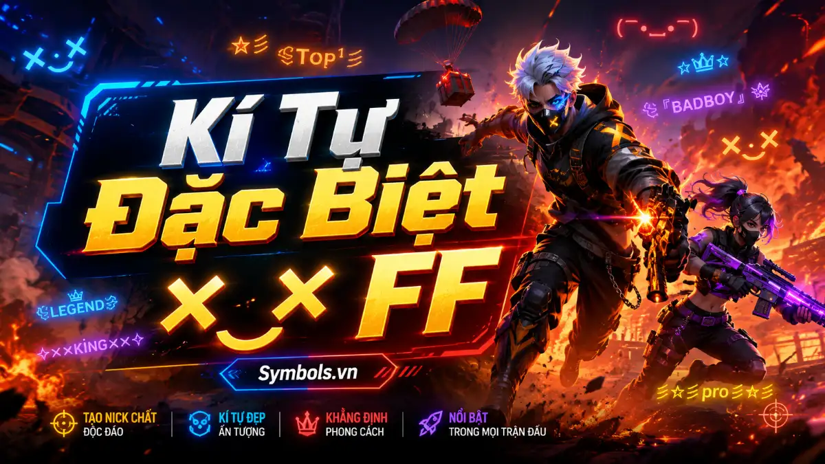 Kí Tự Đặc Biệt ×͜×
