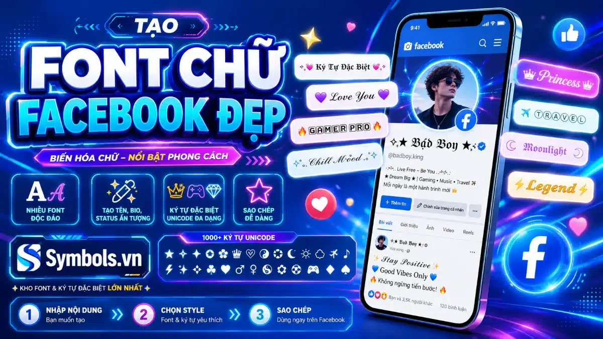 Font Chữ Facebook