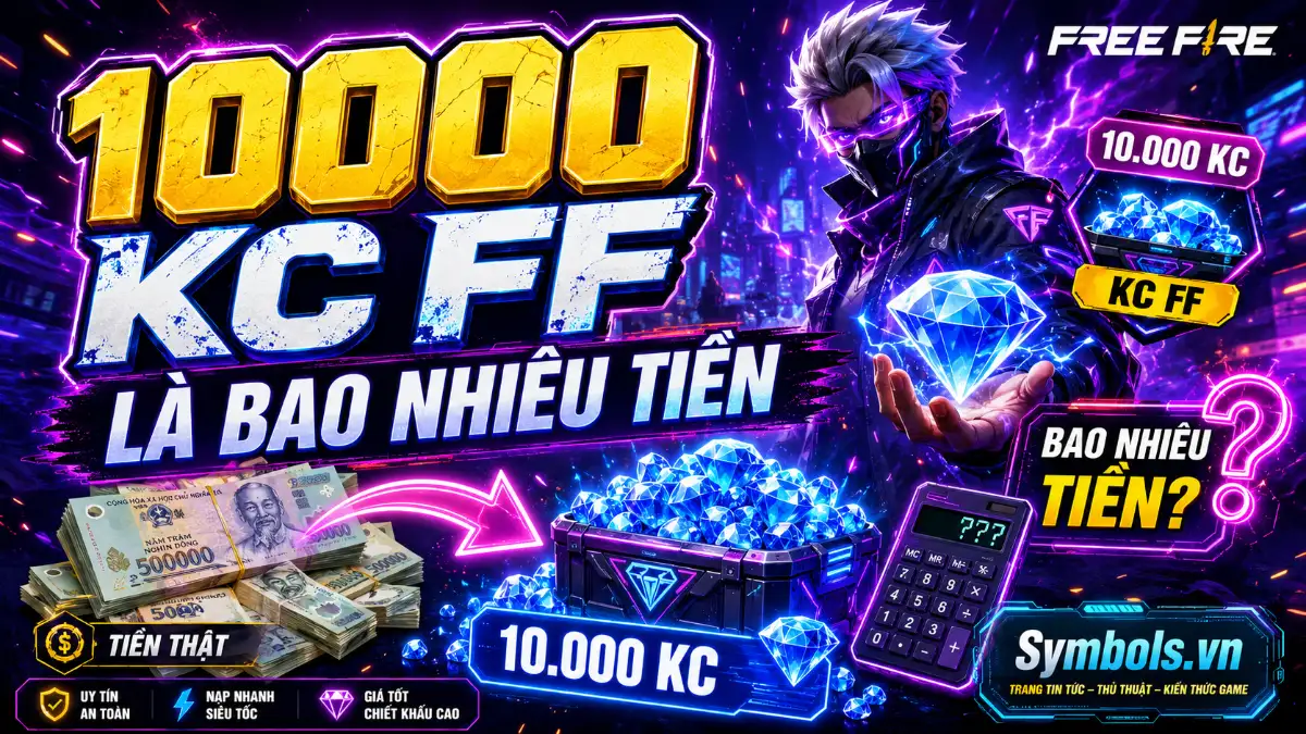 10000 KC FF Là Bao Nhiêu Tiền