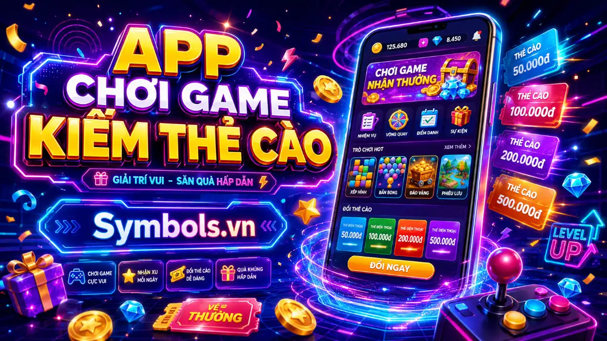 App Chơi Game Kiếm Thẻ Cào