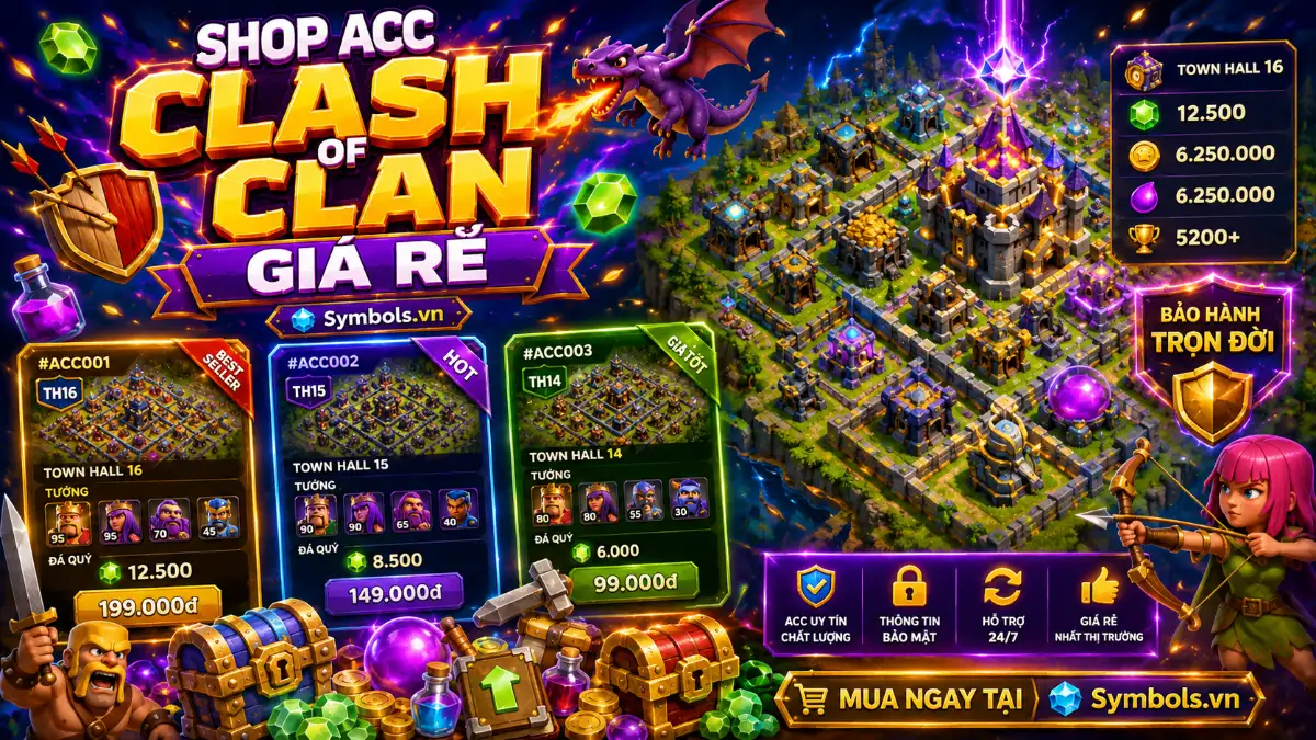 Shop Bán Acc Clash Of Clan