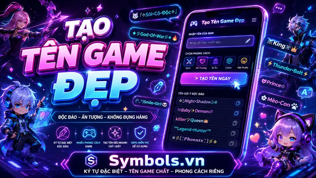 Tạo Tên Game