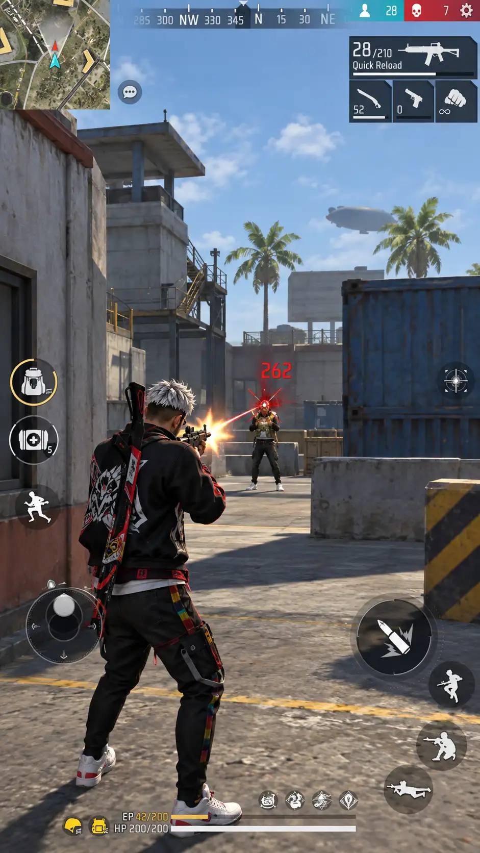 Ảnh Kéo Tâm Ghim Đầu Trong Giao Tranh Free Fire