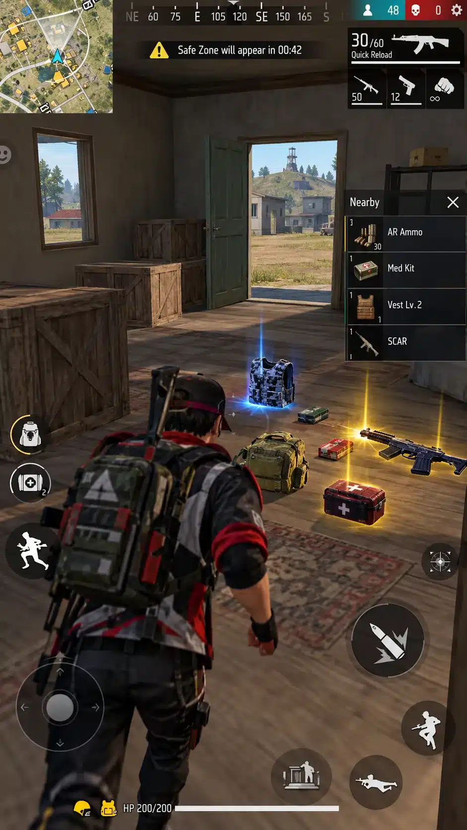 Ảnh Loot Đồ Đầu Trận Trong Free Fire