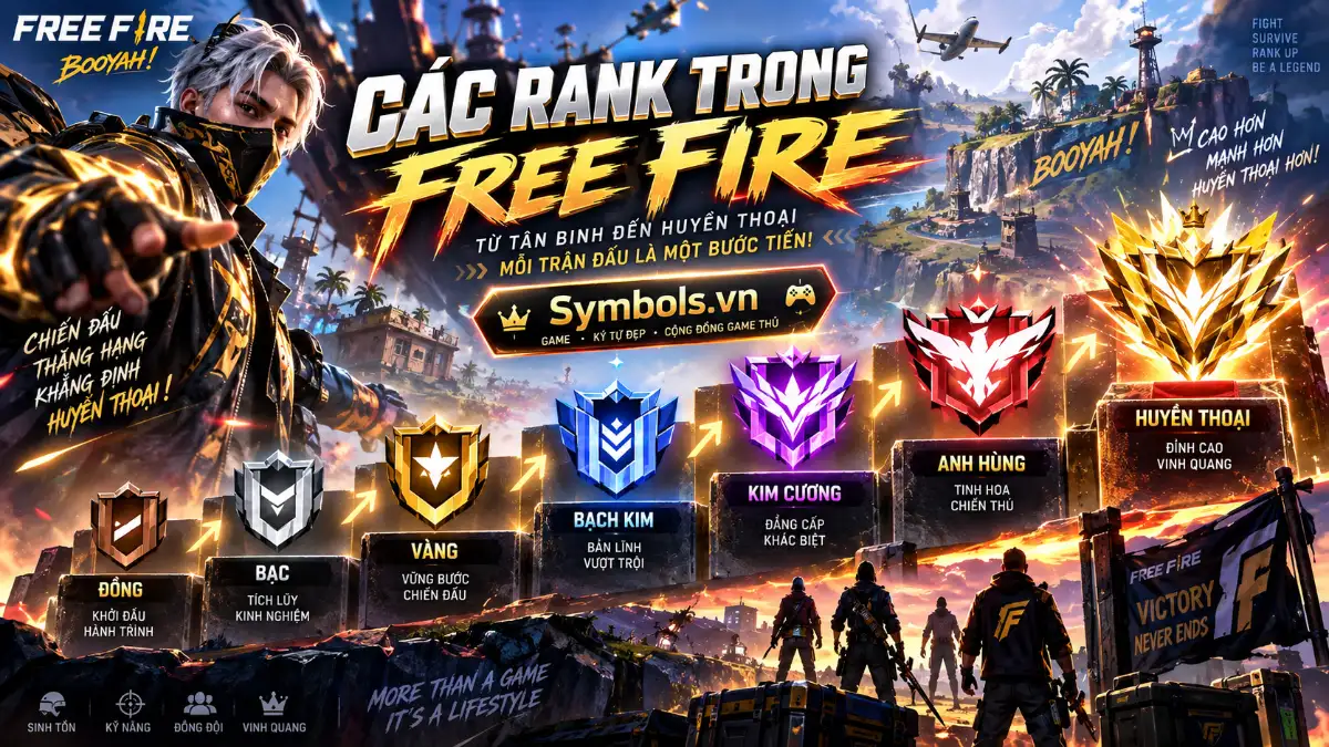 Các Rank Trong Free Fire