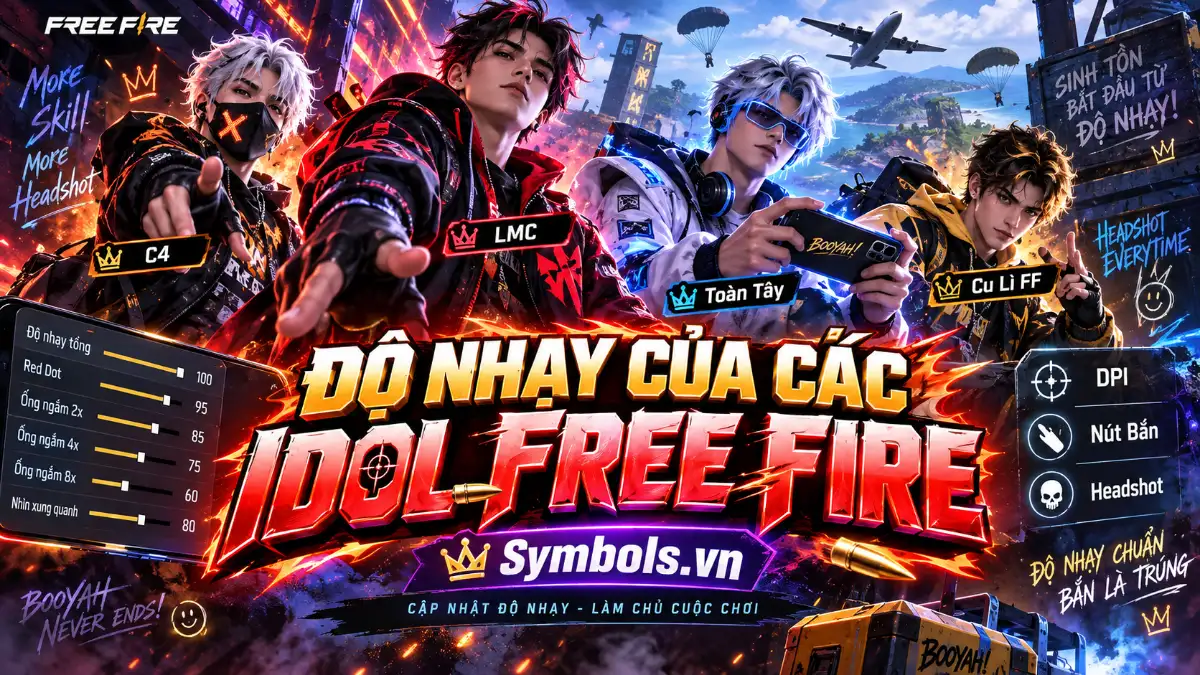 Độ Nhạy Của Các Idol Free Fire
