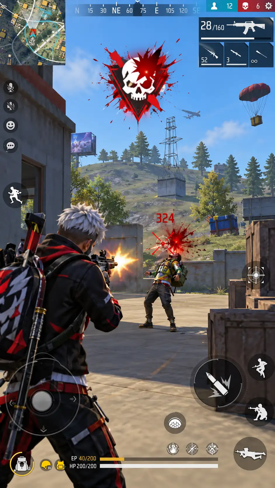 Hình Khoảnh Khắc Headshot Đối Thủ Trong FF