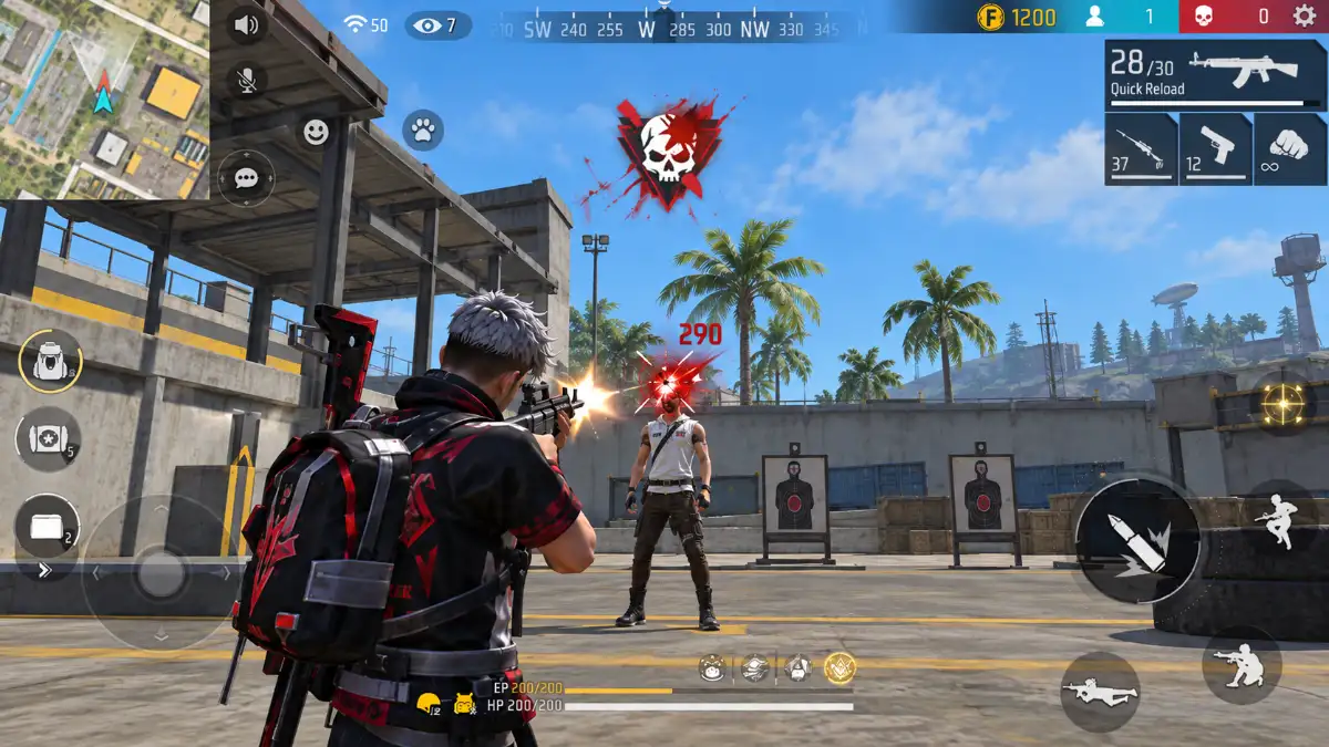 Ảnh Luyện tập kéo tâm headshot FF