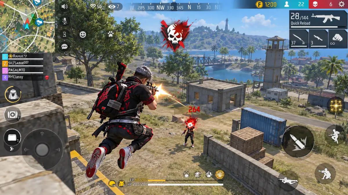 Ảnh Nhảy bắn headshot Free Fire