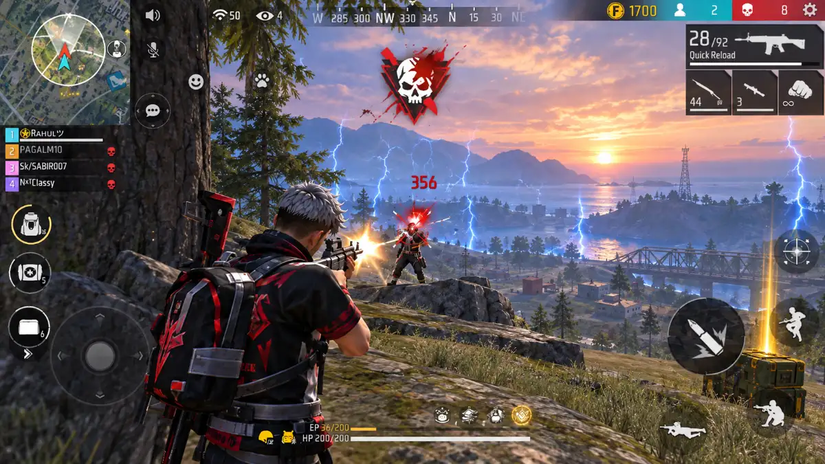 Ảnh Pha headshot cuối trận Free Fire
