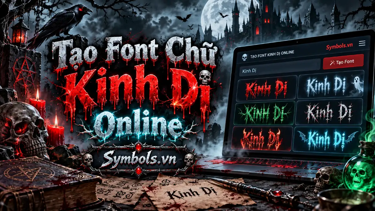 Font Chữ Kinh Dị
